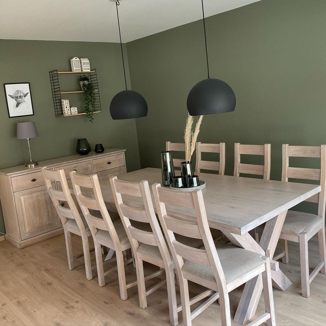 10 Hjem malt i Jotun Green Leaf 8469